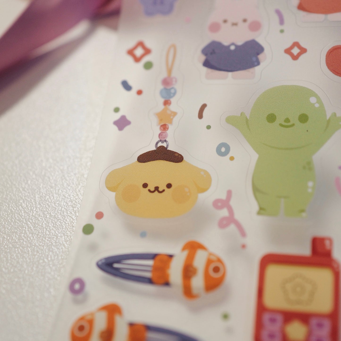 My Fav Trinkets Transparent Stickersheet