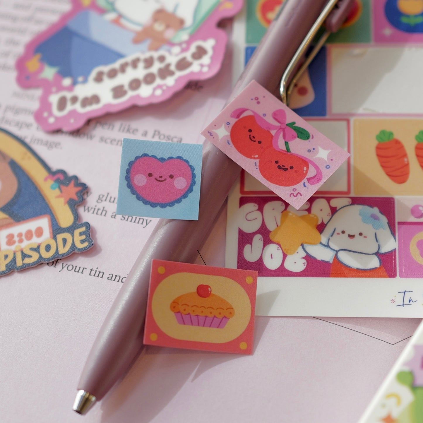 Random Little Grids .01 Sticker Sheet