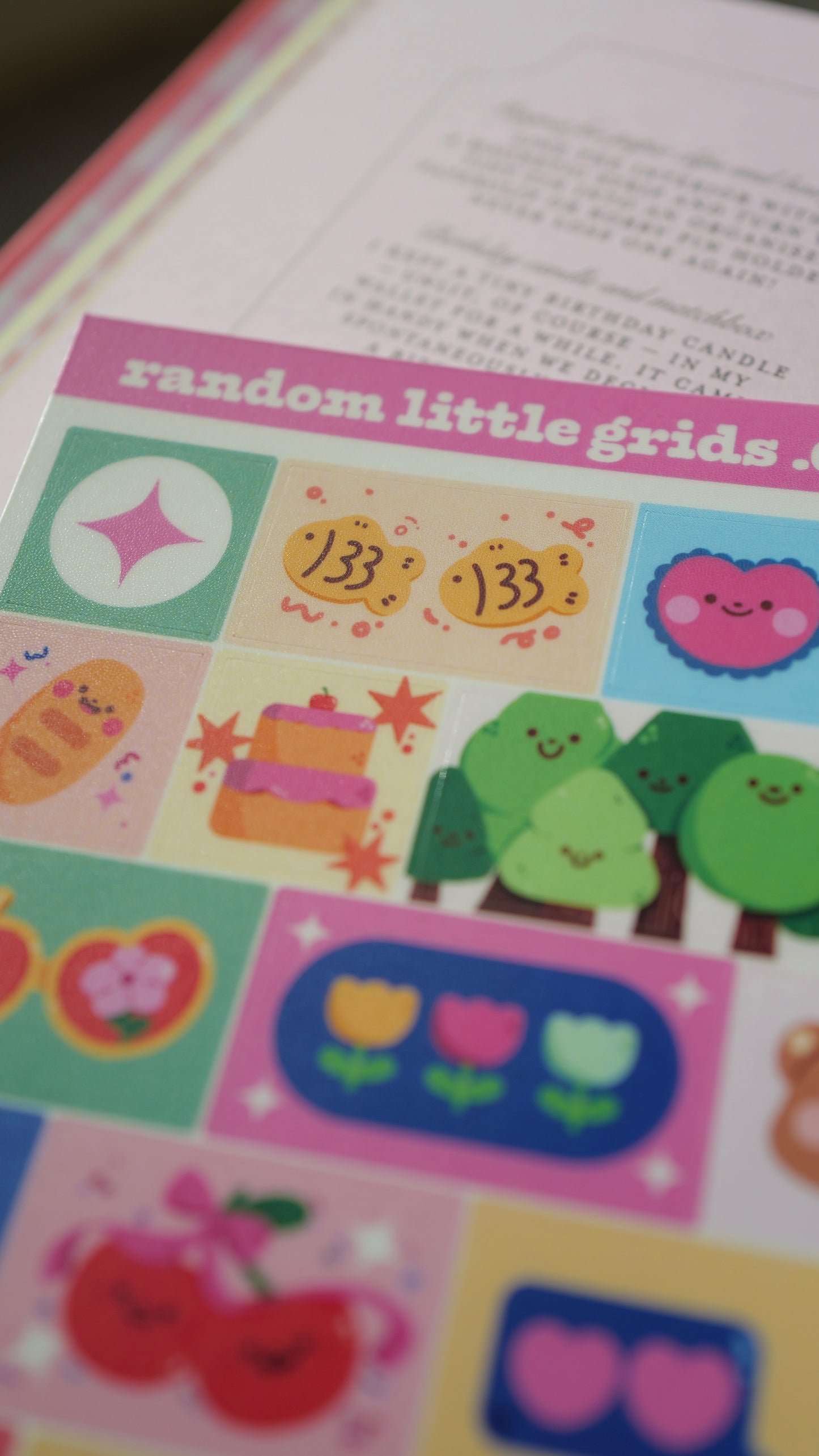 Random Little Grids .01 Sticker Sheet