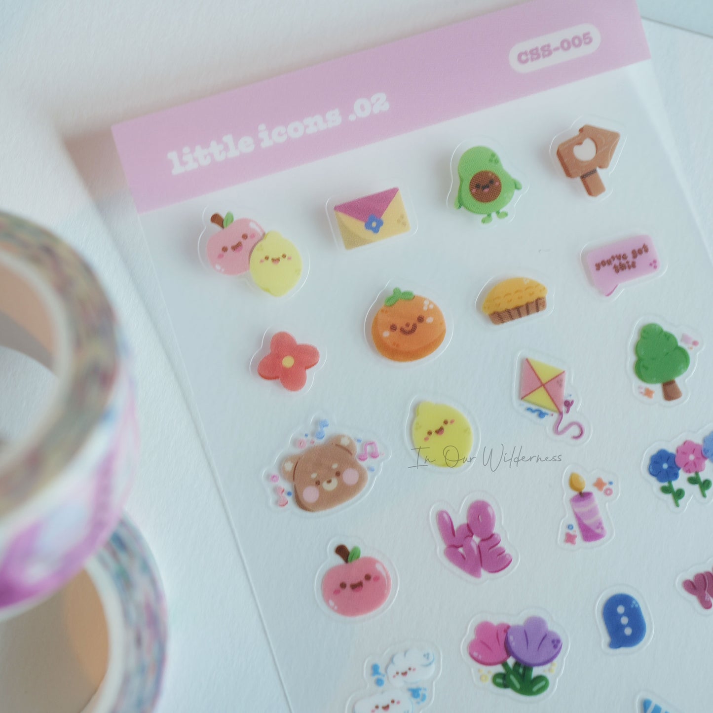 Little Icons .02 Transparent Stickersheet
