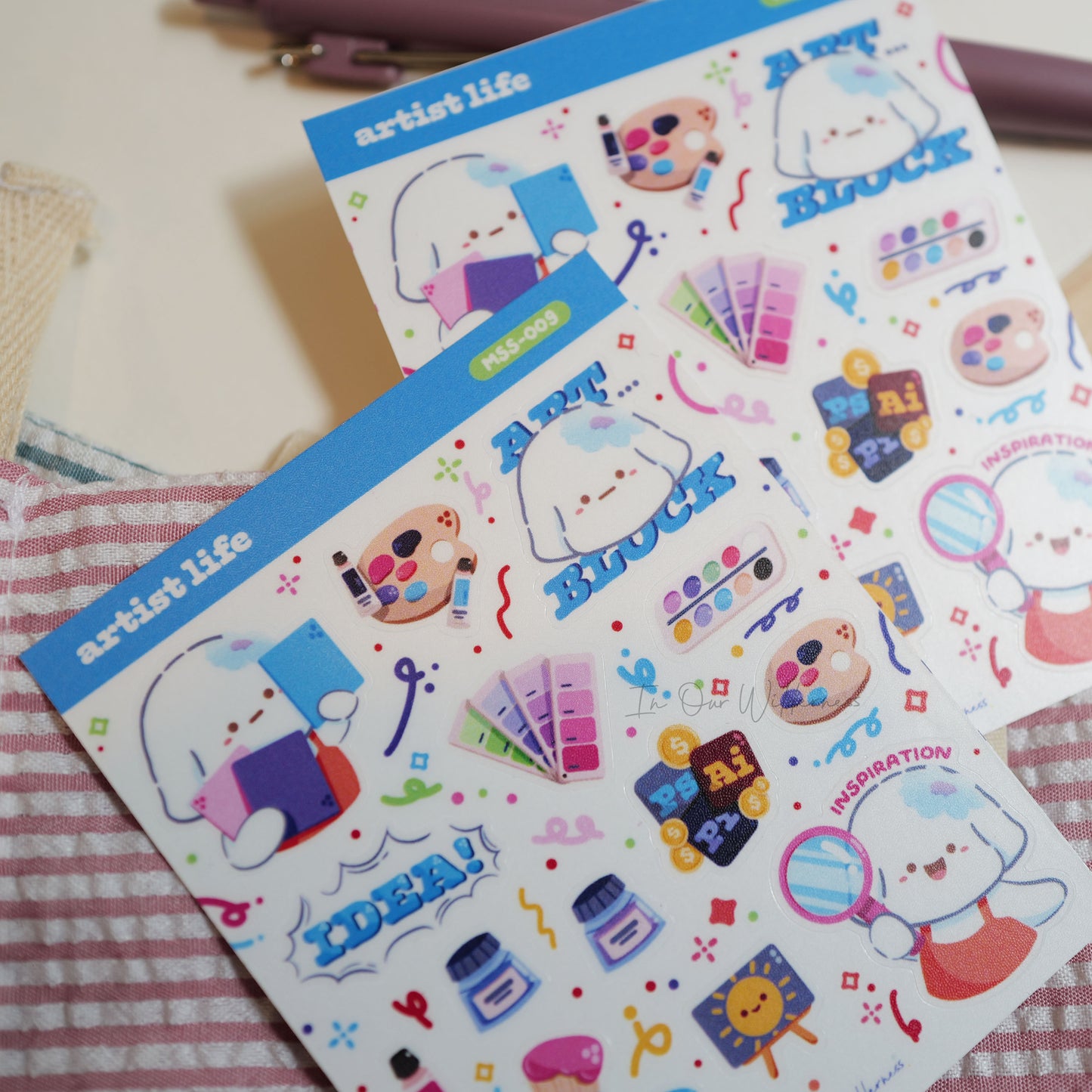 Artist Life Mini Stickersheet