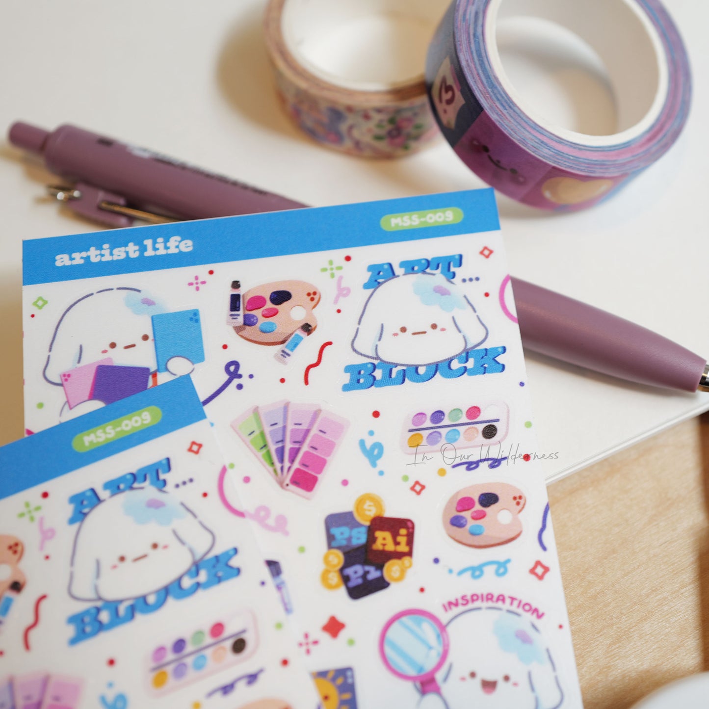 Artist Life Mini Stickersheet