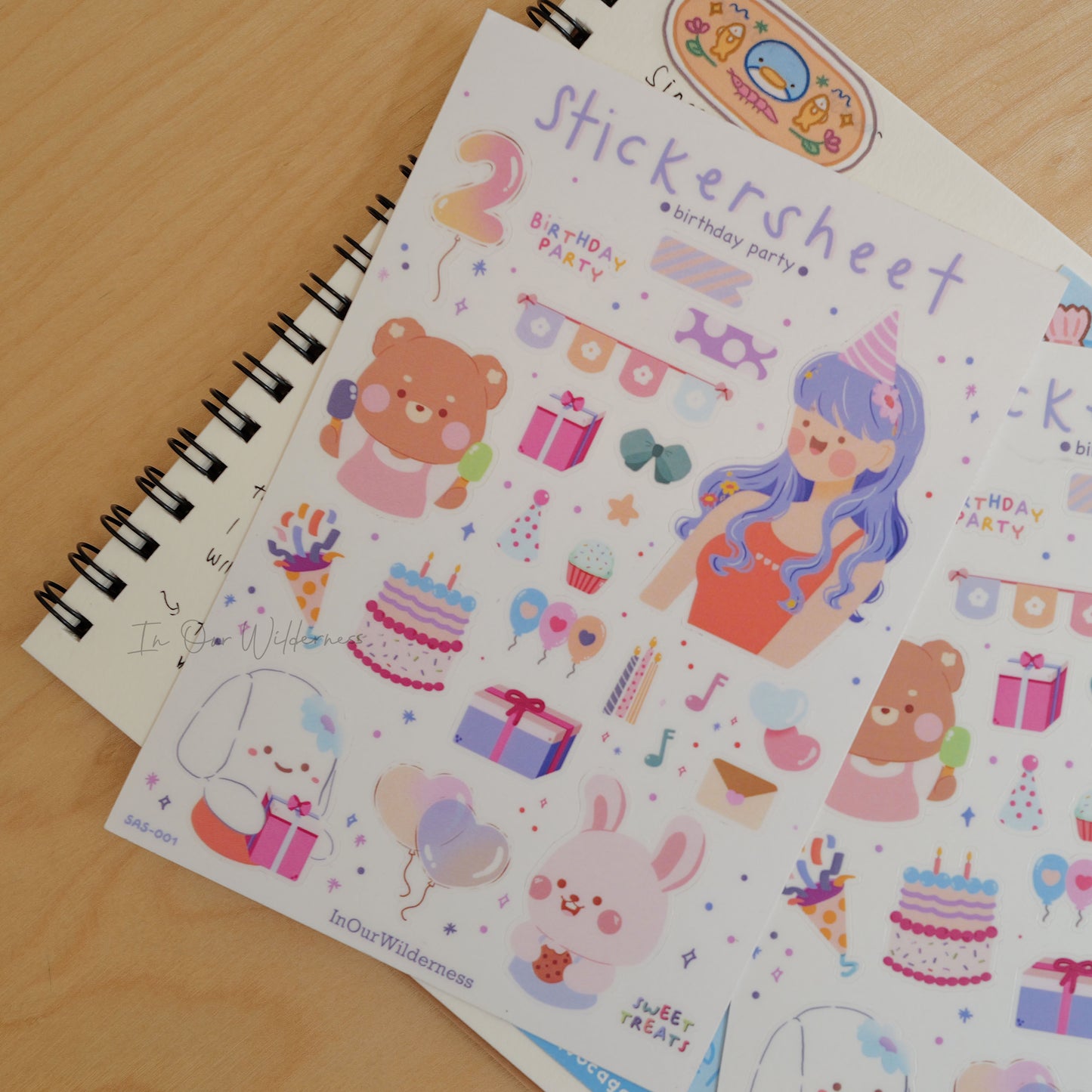 Birthday Party Stickersheet