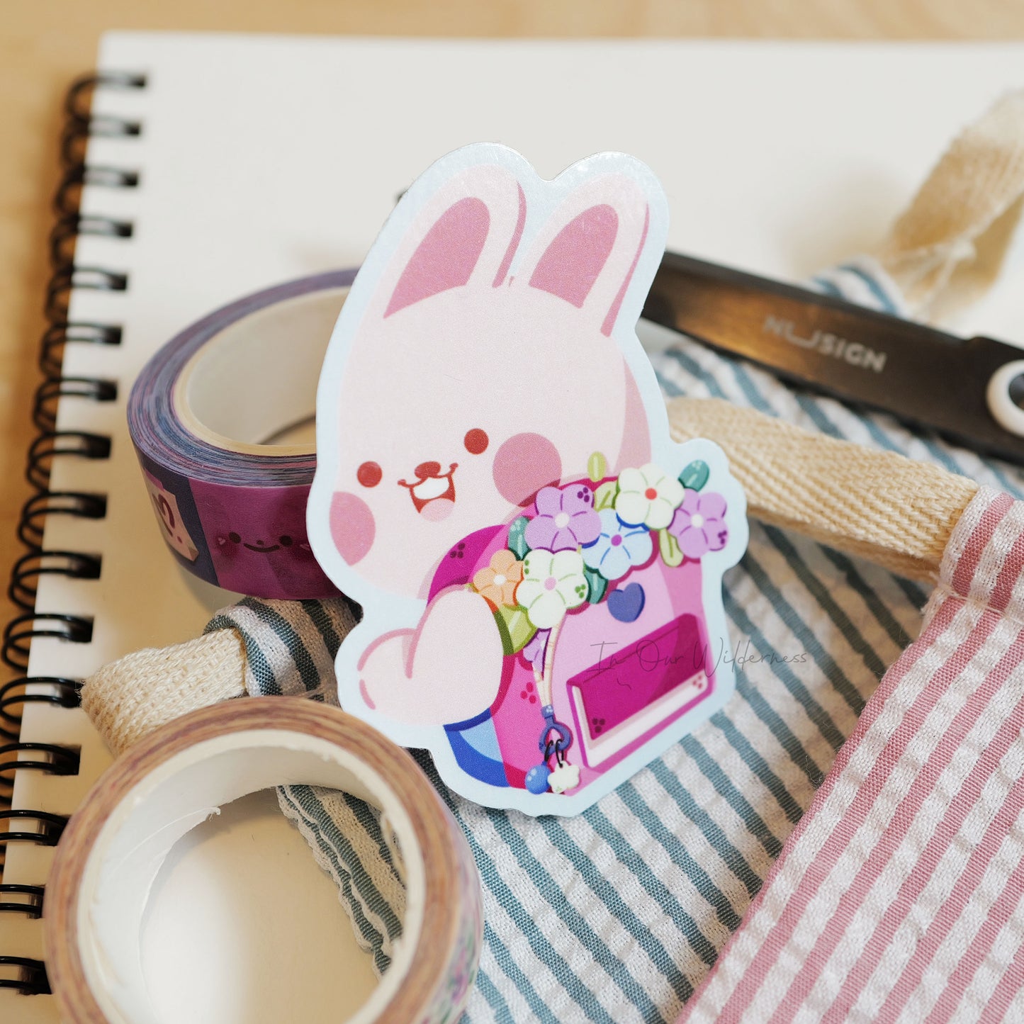 Bonnie Flower Backpack Single Sticker