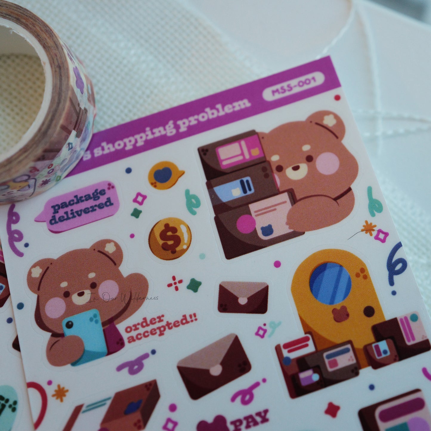 Brownie's Shopping Problem Mini Stickersheet