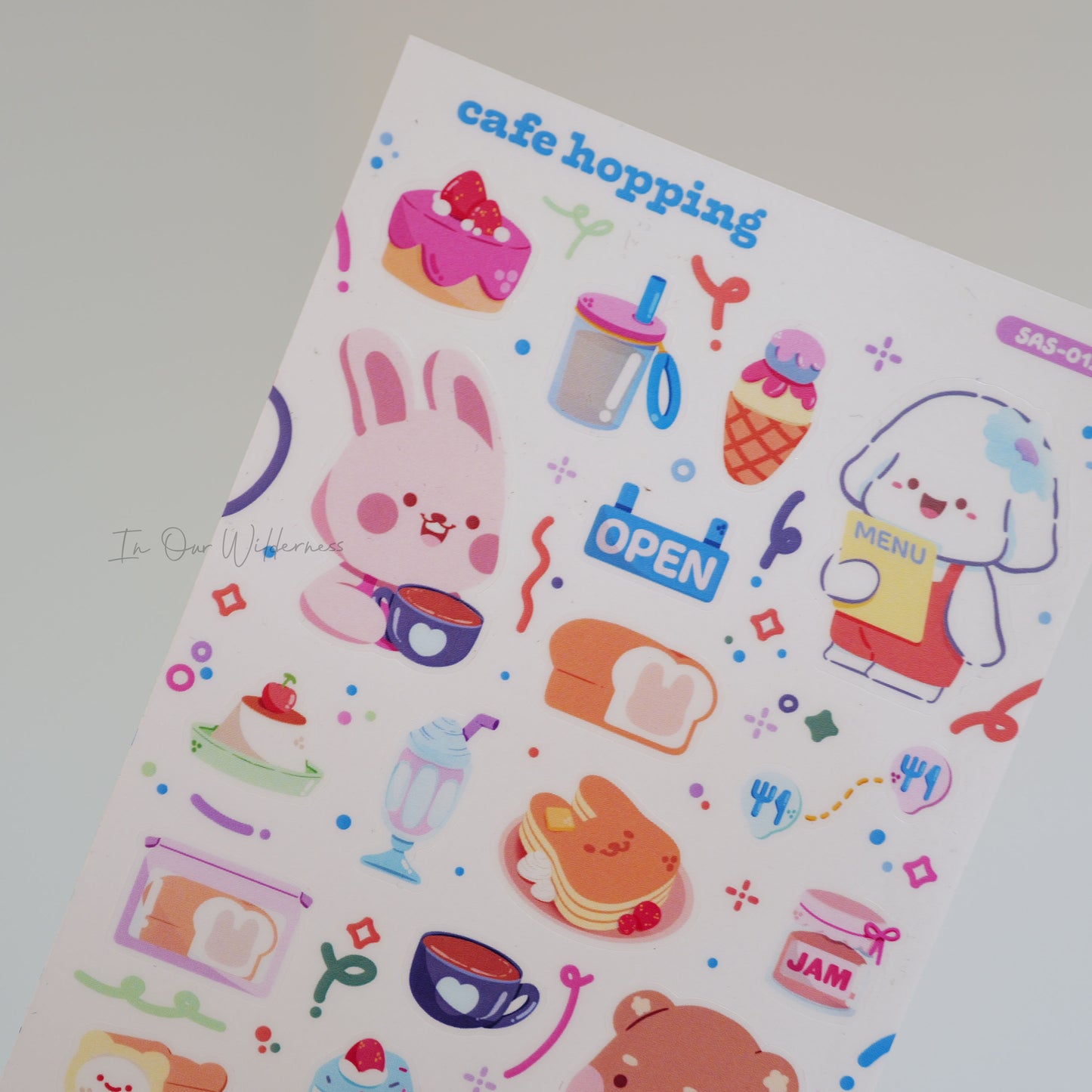 Cafe Hopping Stickersheet