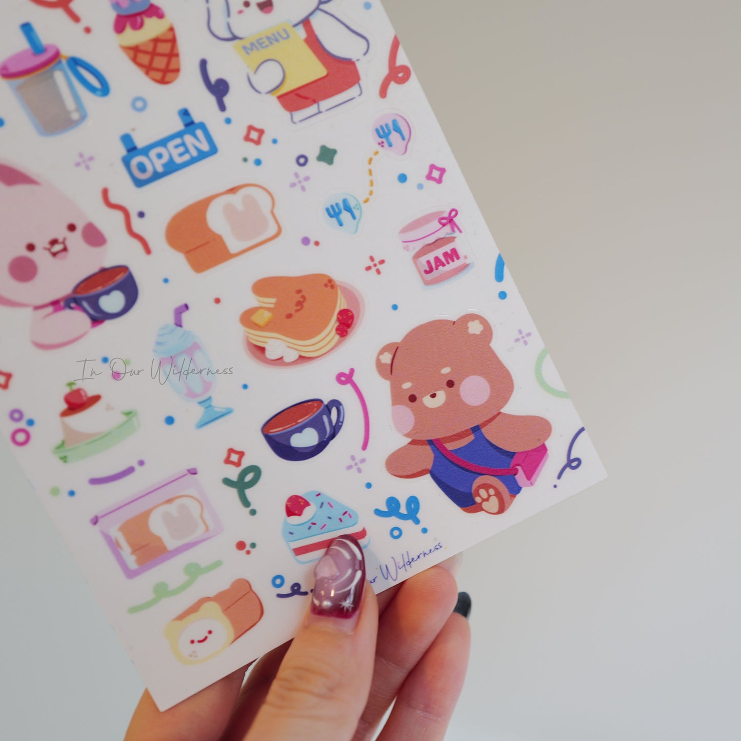 Cafe Hopping Stickersheet