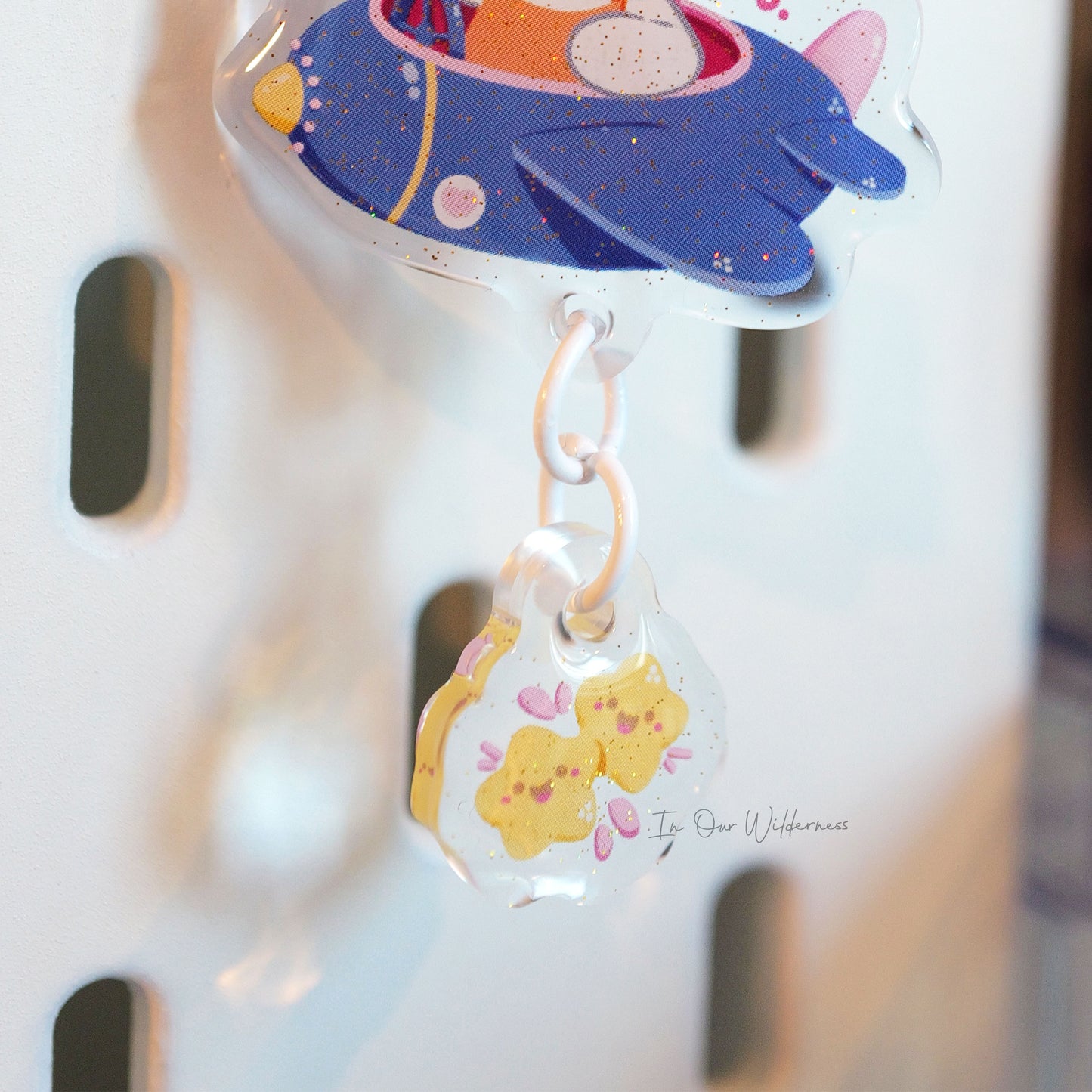 Cloud You Will Make it Keychain w/ Mini Charm