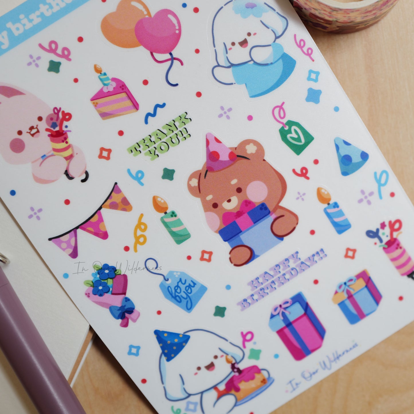 Happy Birthday! Stickersheet