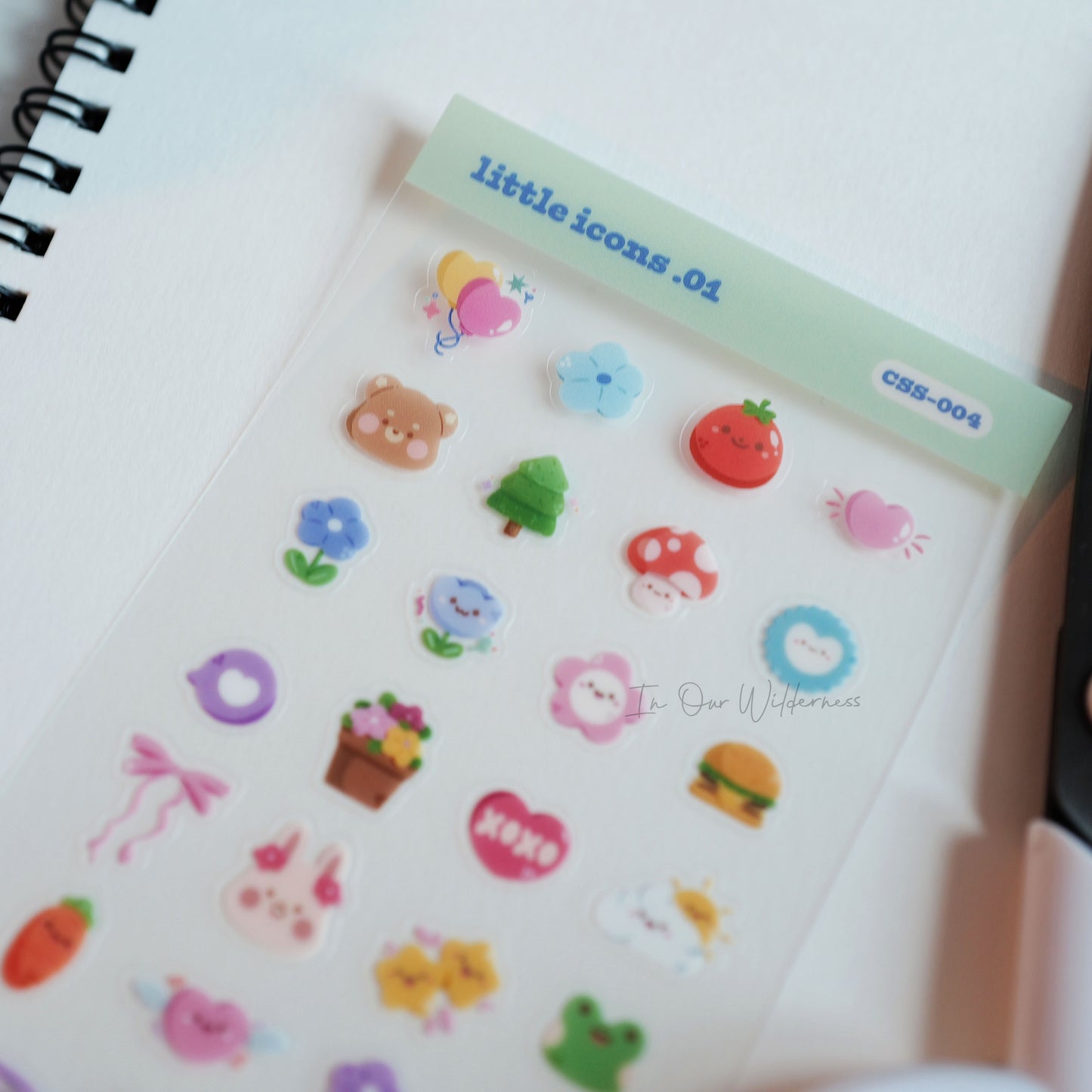 Little Icons .01 Transparent Stickersheet
