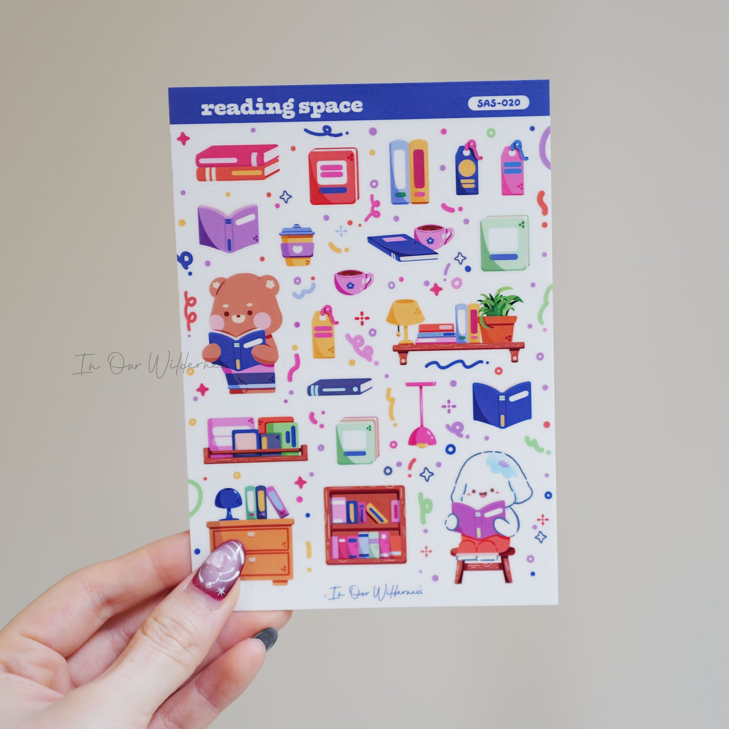 Reading Space Sticker Sheet