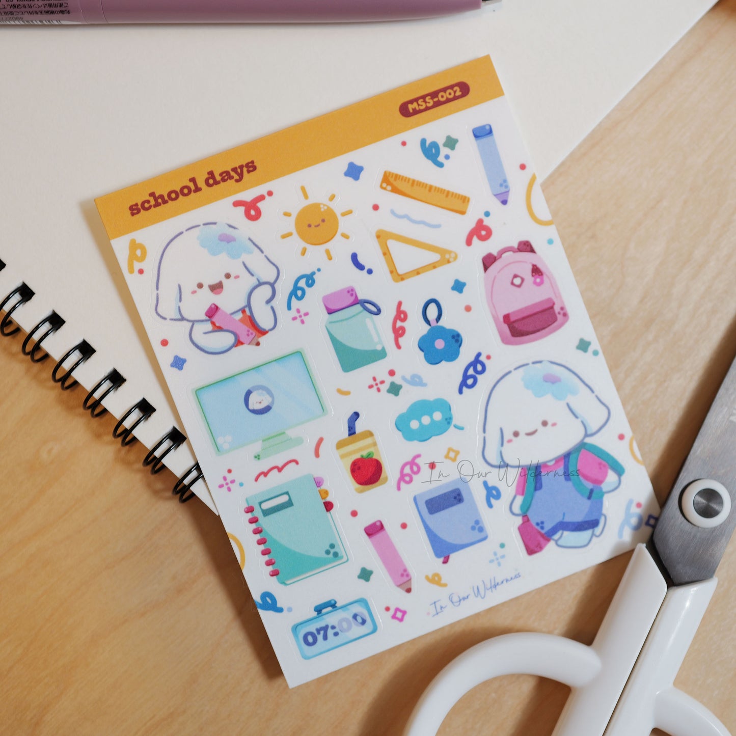 School Days Mini Stickersheet