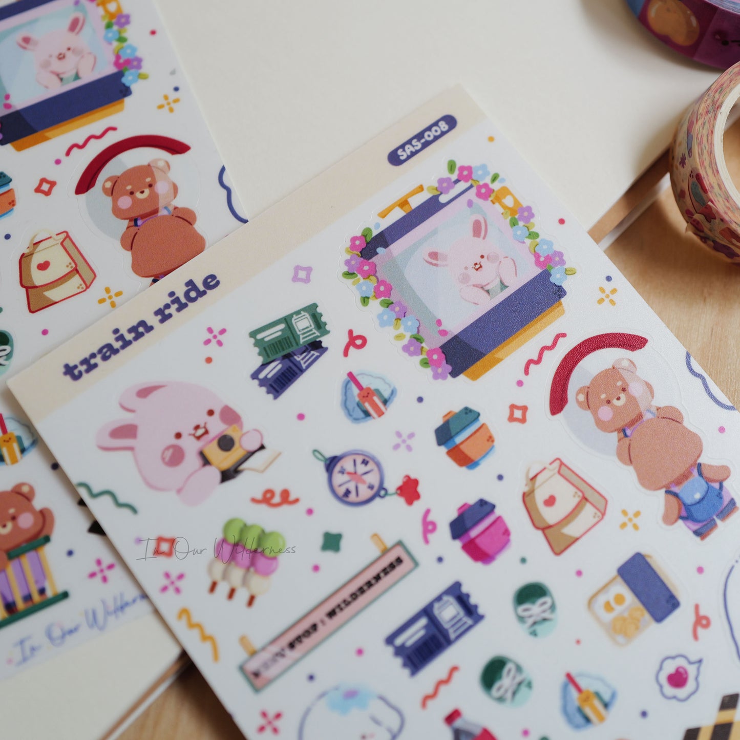 Train Ride Stickersheet