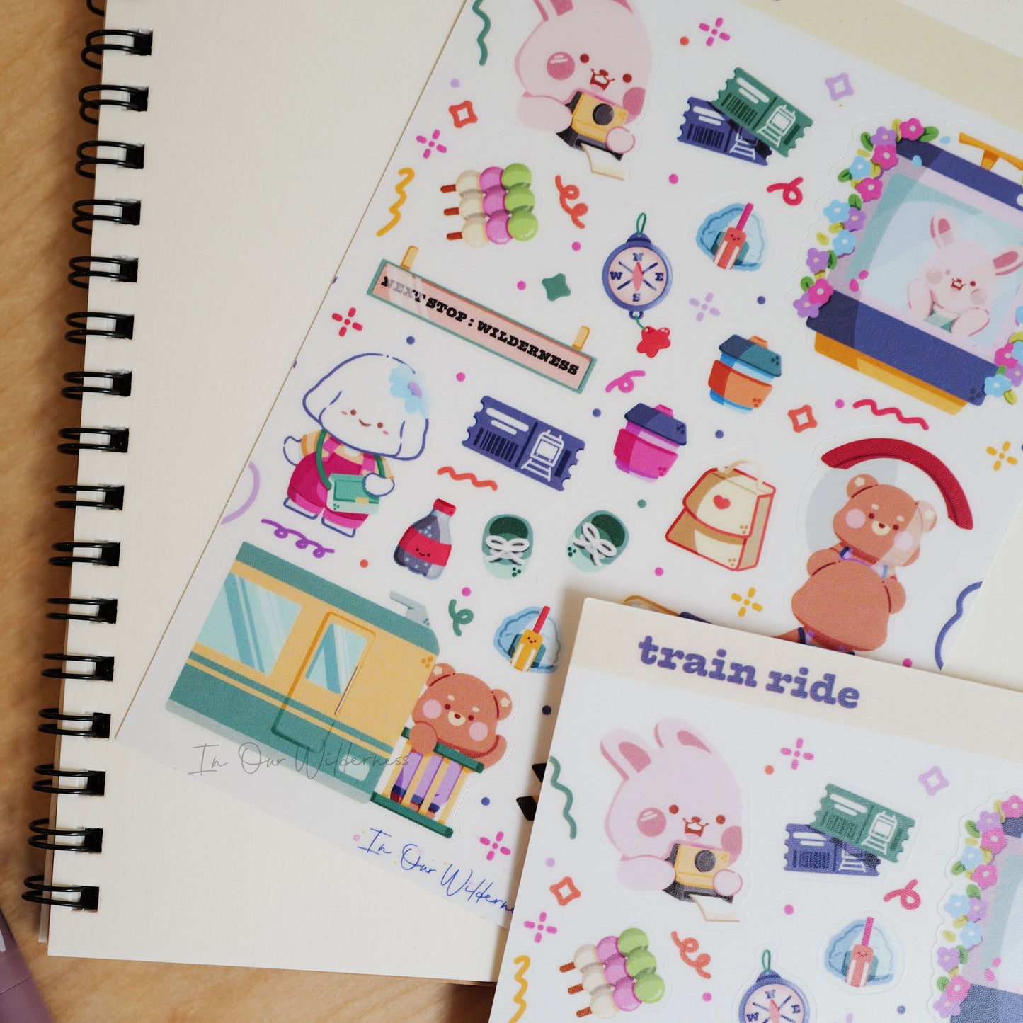 Train Ride Stickersheet