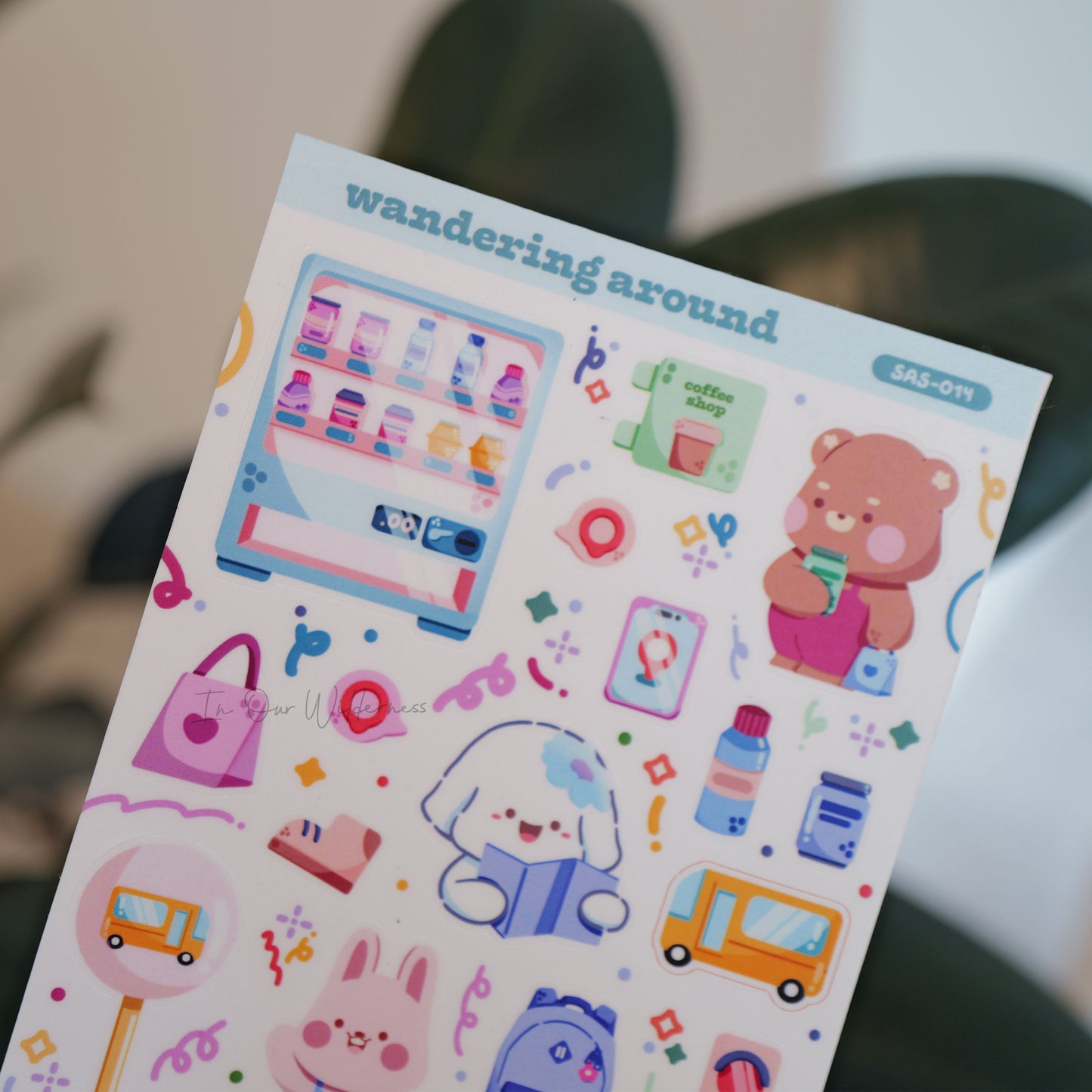 Wandering Around Stickersheet
