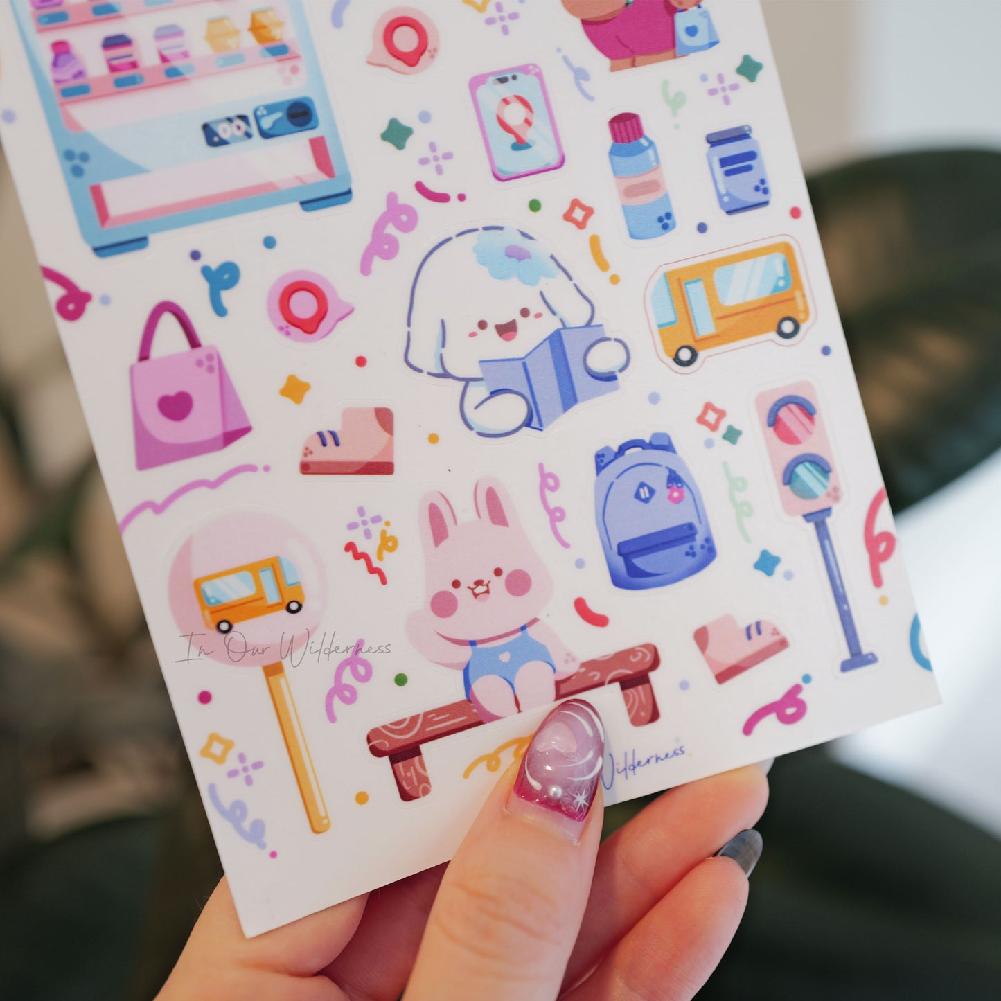Wandering Around Stickersheet