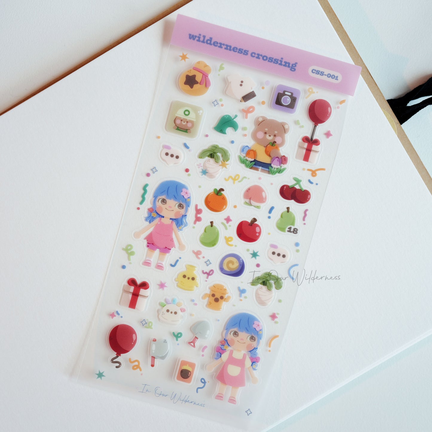 Wilderness Crossing Transparent Stickersheet