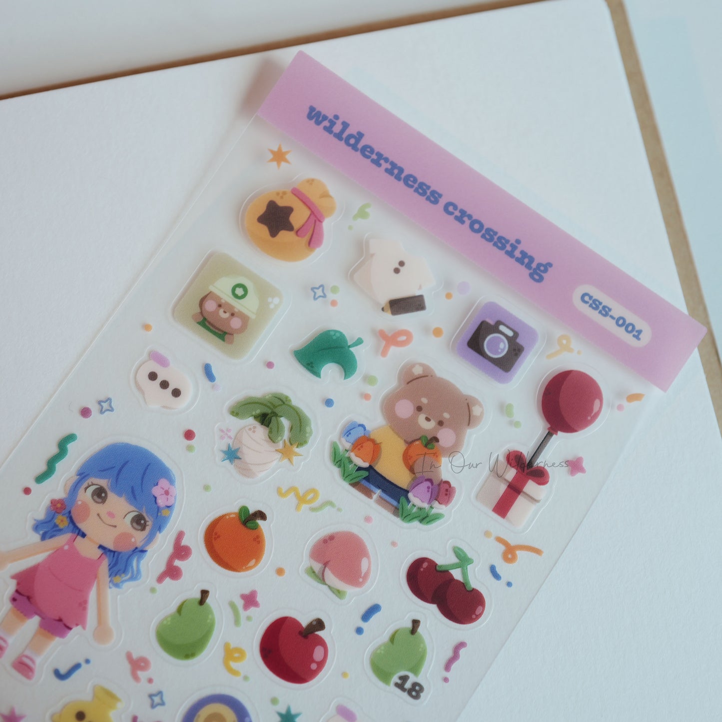 Wilderness Crossing Transparent Stickersheet