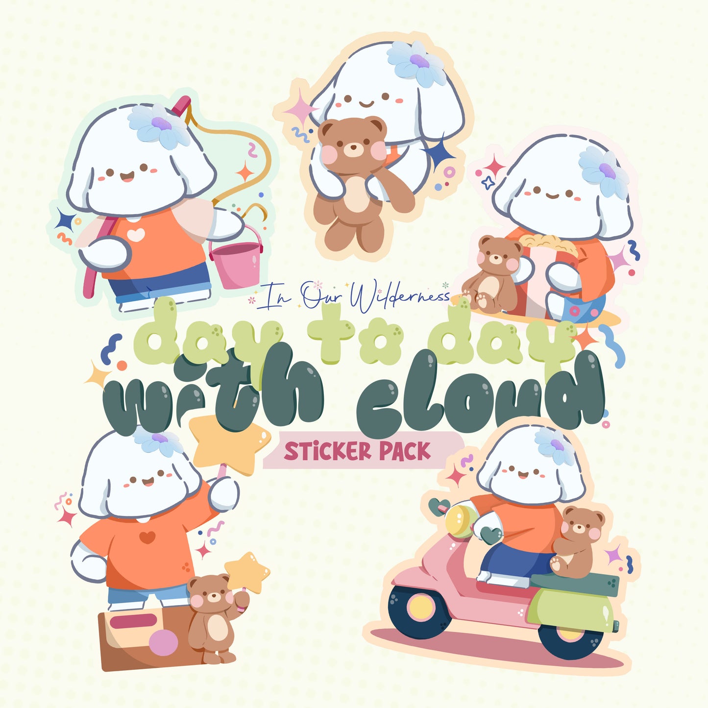Day to Day with Cloud Sticker Pack