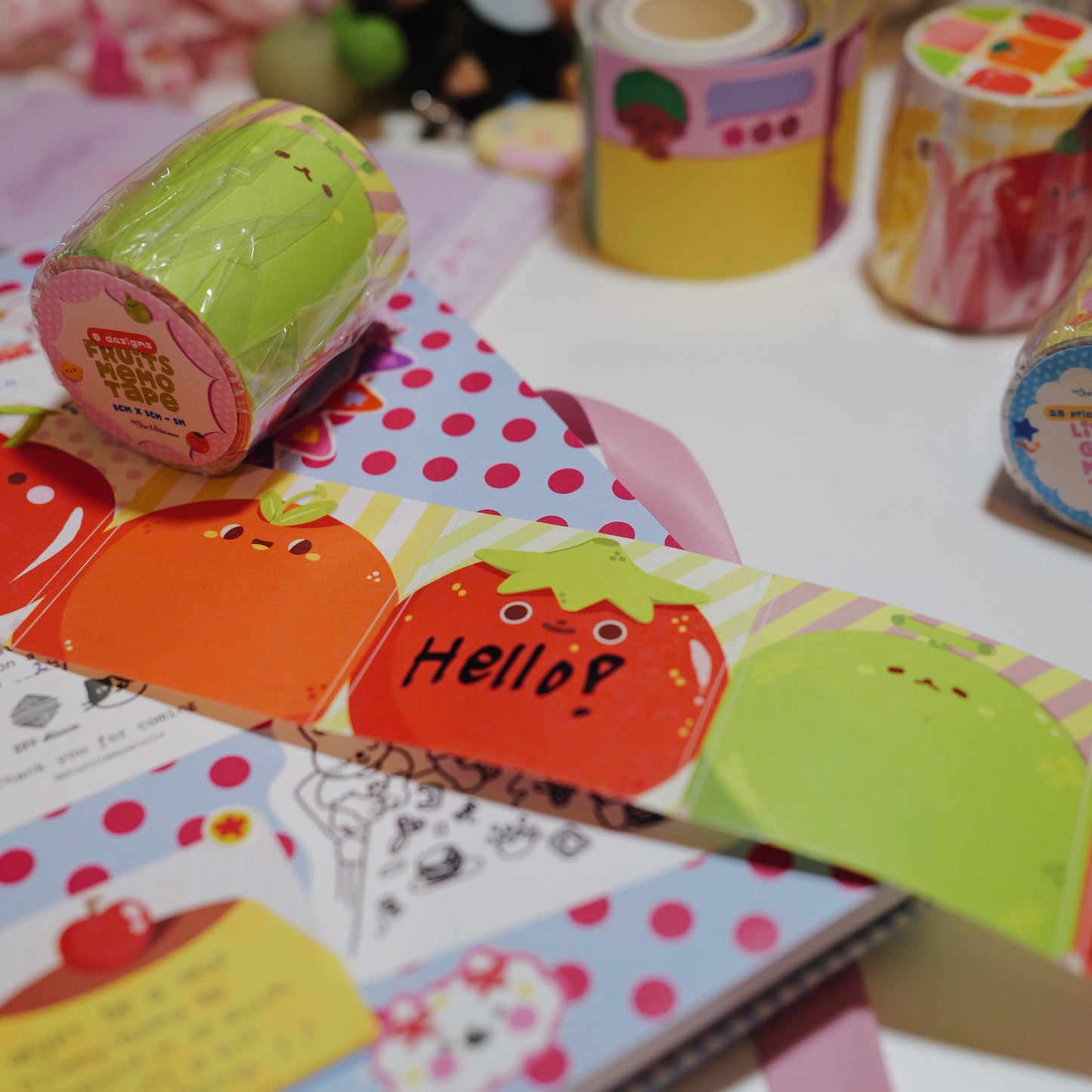Fruit Memo Tape