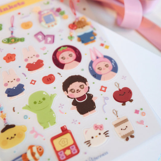 My Fav Trinkets Transparent Stickersheet