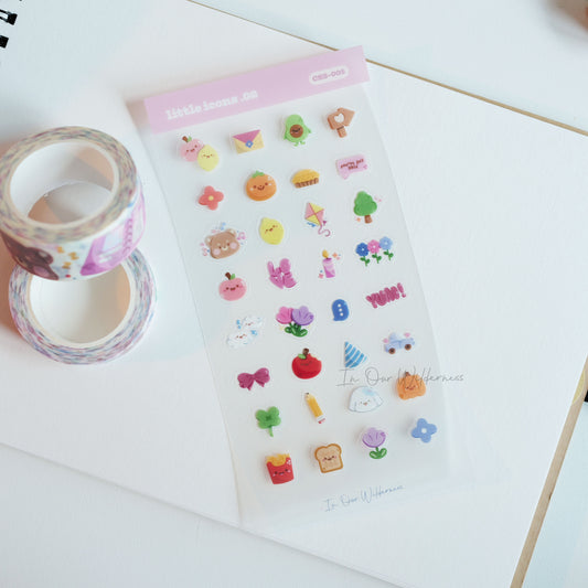 Little Icons .02 Transparent Stickersheet