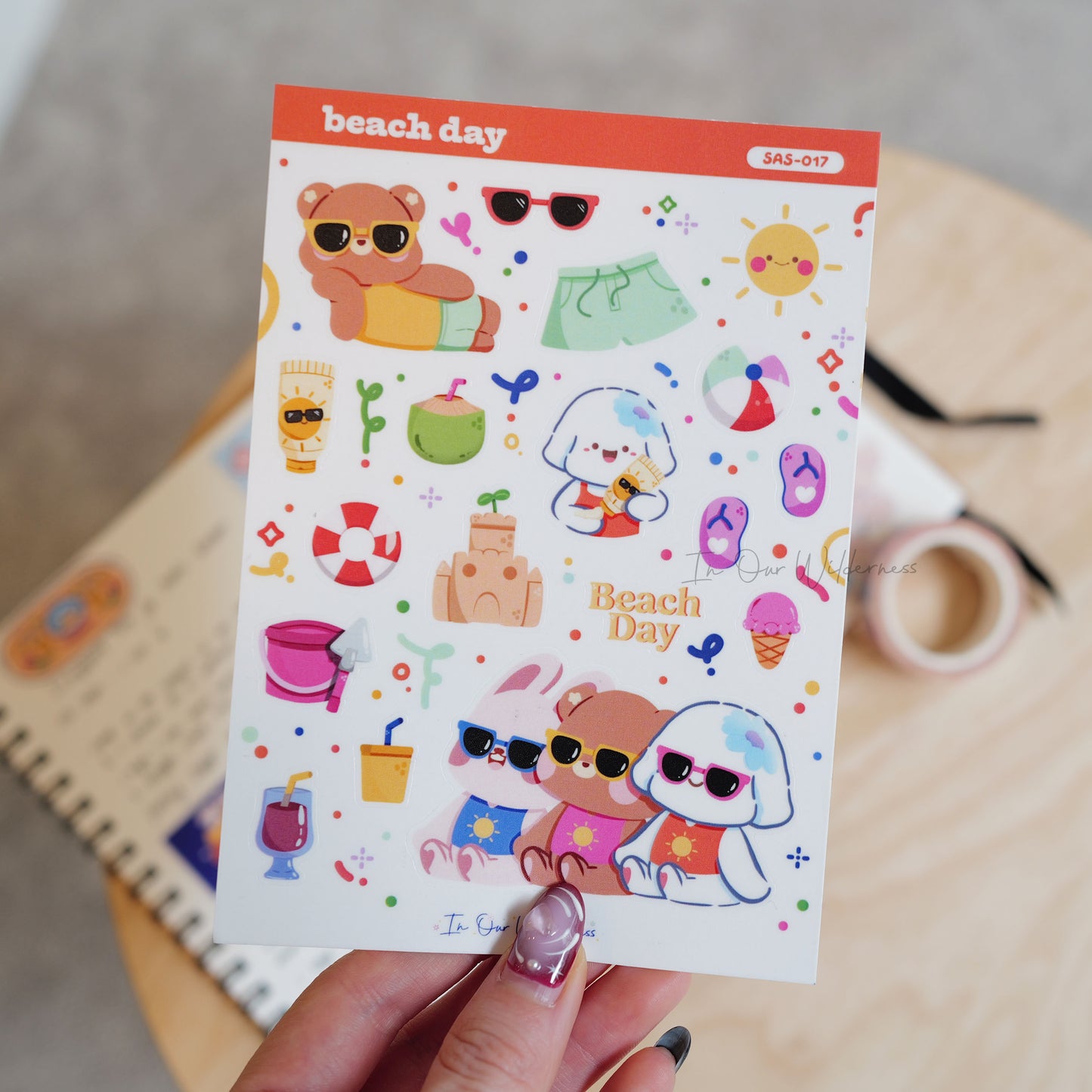Beach Day Sticker Sheet