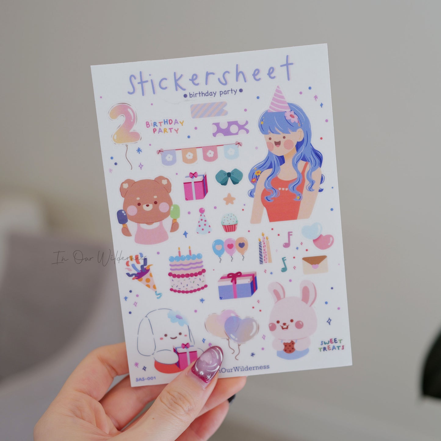 Birthday Party Stickersheet