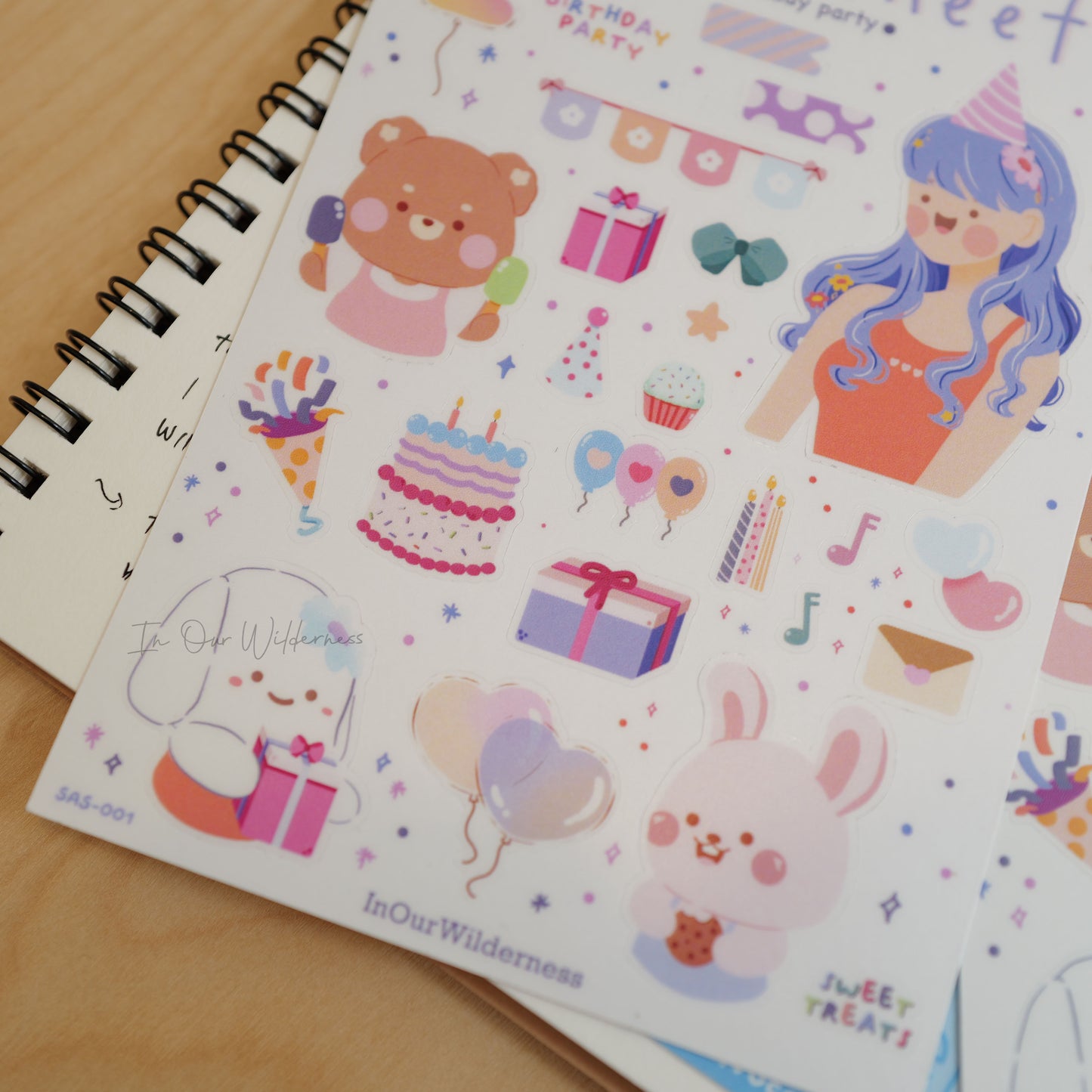 Birthday Party Stickersheet