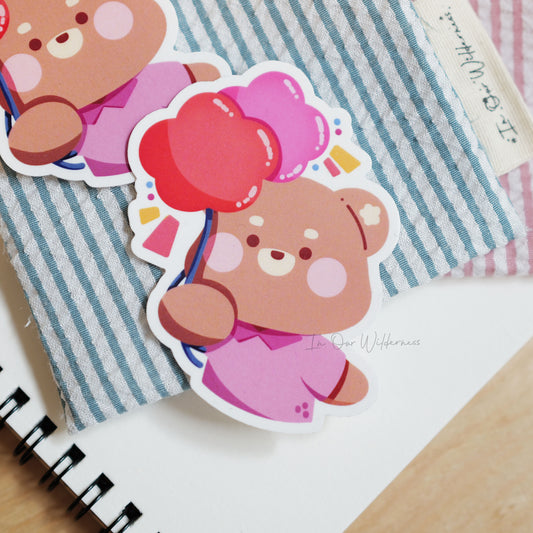 Brownie Balloon Single Sticker