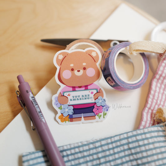 Brownie You are Amazing Single Sticker