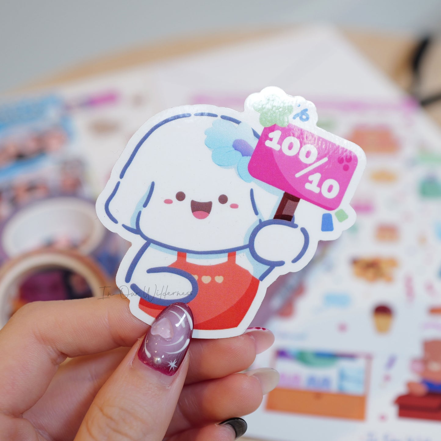 Cloud 100/10 Single Sticker