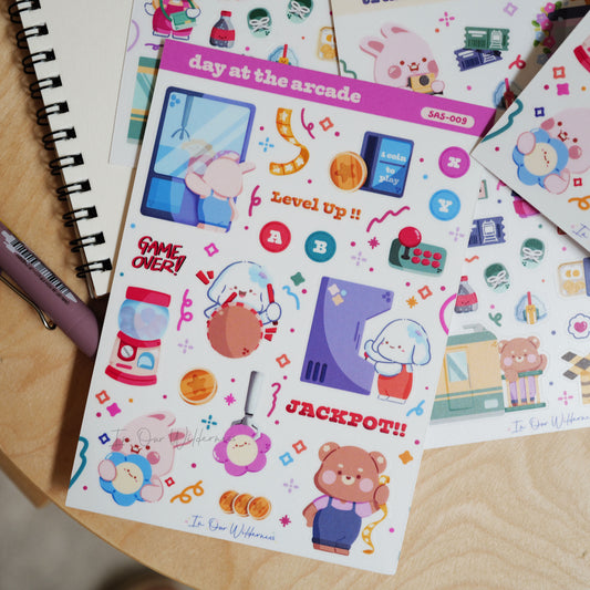 Day at the Arcade Stickersheet