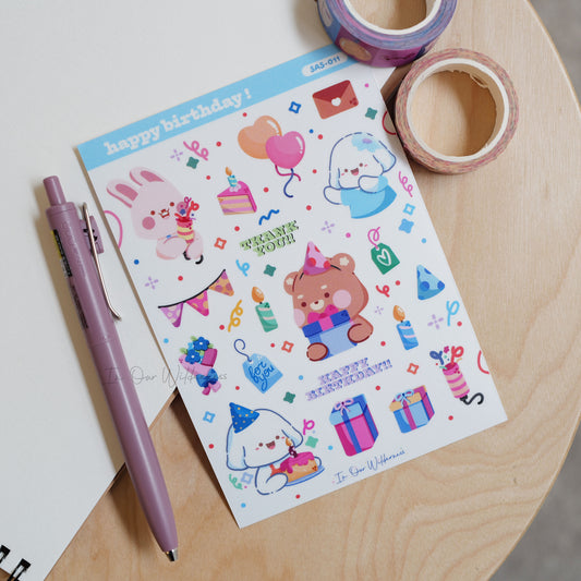 Happy Birthday! Stickersheet