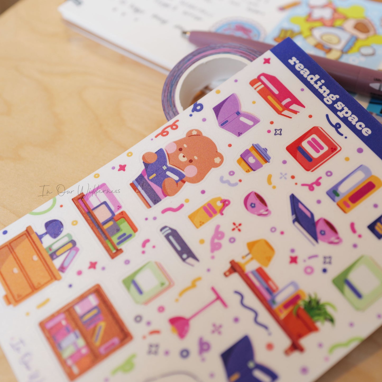 Reading Space Sticker Sheet