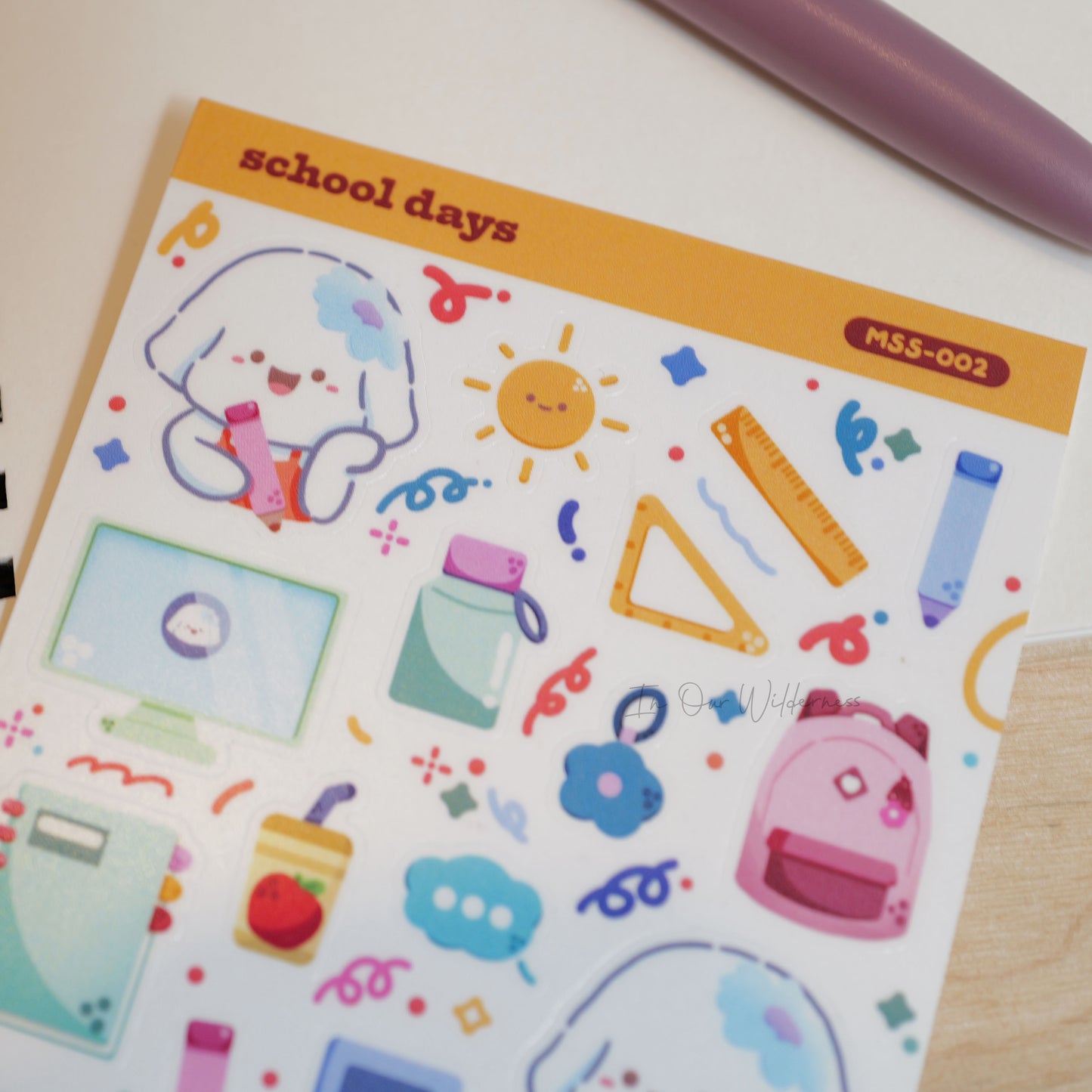 School Days Mini Stickersheet