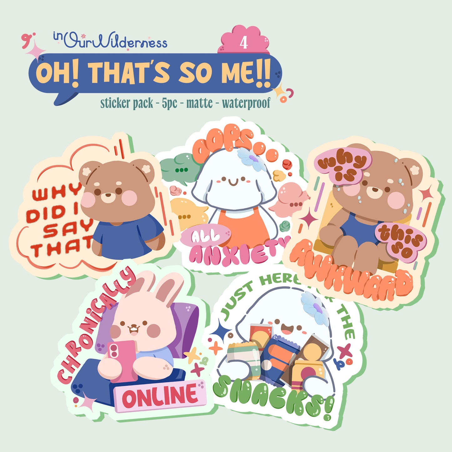 Oh! That’s so me stickerpacks