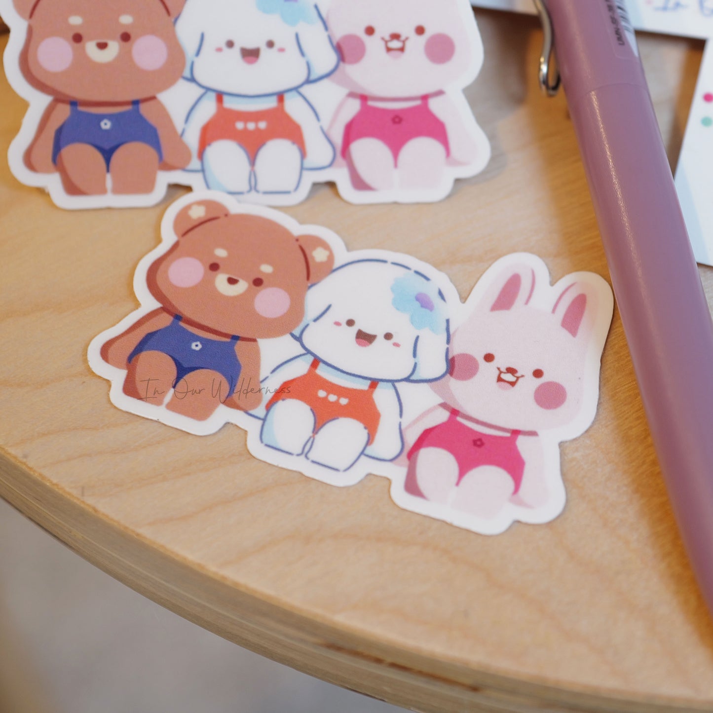 The Trio Single Sticker